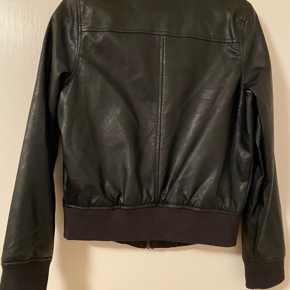 Dark Brown Bomber Jacket - Picture 2 of 3